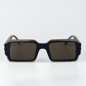 Fendi FENDIGRAPHY Women Sunglasses Rectangle Brown FE40073U 50E NEW AUTHENTIC